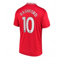 Manchester United Marcus Rashford #10 Hemmatröja 2022-23 Korta ärmar